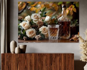 Rozen en whisky van Poster Art Shop