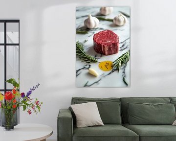 Ingrediënten voor rundvlees van Poster Art Shop