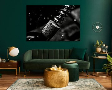 Weinflasche Öffnung von Poster Art Shop