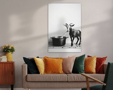 Geitenkeuken van Poster Art Shop