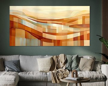 Sand landscape abstract by Bert Nijholt