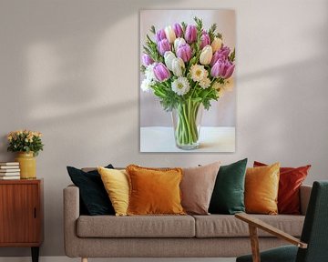 Flower bouquet scenario by Poster Art Shop