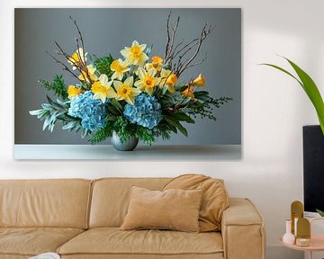 Colourful bouquet by Poster Art Shop
