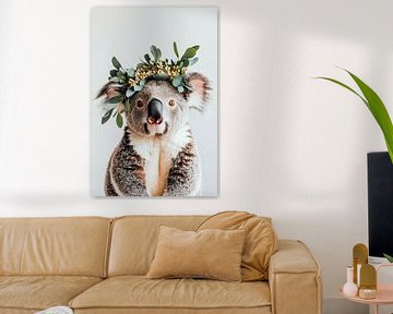 Koala krans van Poster Art Shop