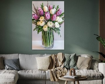 Colourful bouquet by Poster Art Shop