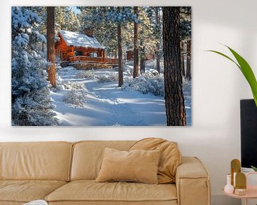Hut magie winter van Poster Art Shop