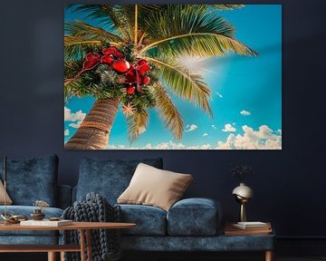 Weihnachten am Strand von Poster Art Shop