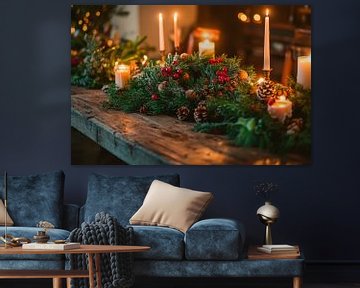 Kersttafel decoraties van Poster Art Shop