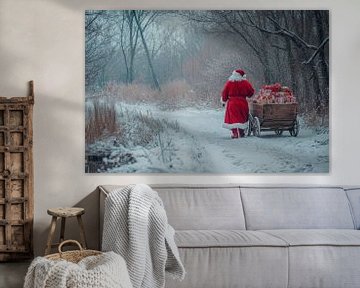 De Kerstman van Poster Art Shop