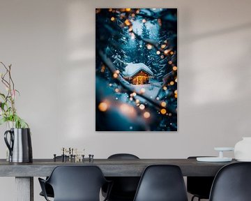 Winterhut Glanz van Poster Art Shop