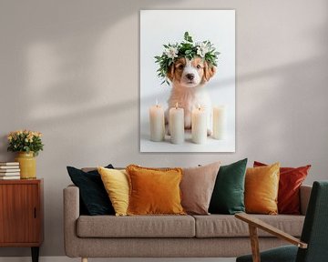 Puppy viering van Poster Art Shop