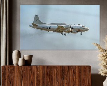 Atterrissage du Lockheed EP-3E Orion (ARIES II).