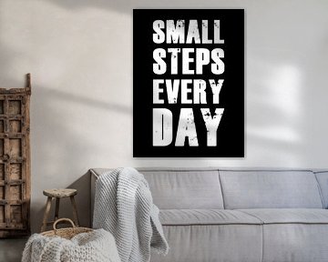 Kleine stappen van Quotes Motivation