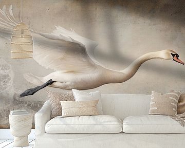 Vliegende zwaan van Treechild