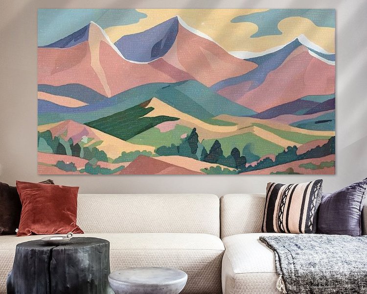 Example of the artwork in a room
