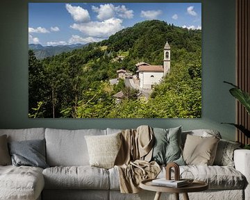 Santuario della Forcella, Lombardie, Italie.