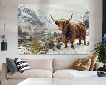 Highland Cow  van Niklas Maximilian