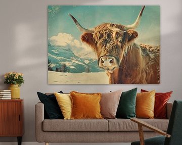 Highland Cow  van Niklas Maximilian