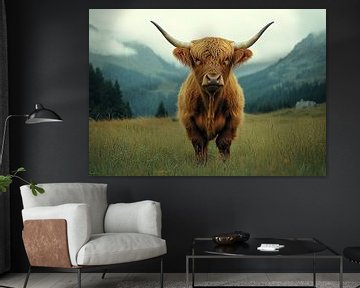 Highland Cow  van Niklas Maximilian