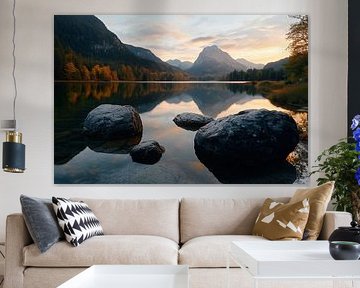 Ambiance lac de montagne