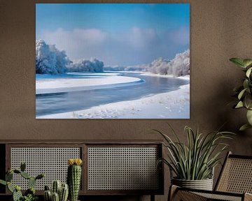 Winterlandschap op de Biesbosch 4 van The Photo Artist