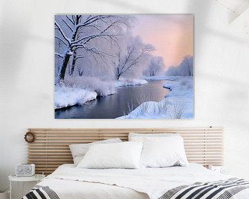 Winterlandschap op de Biesbosch 6 van The Photo Artist