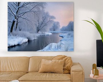 Sneeuwlandschap op de Biesbosch 5 van The Photo Artist