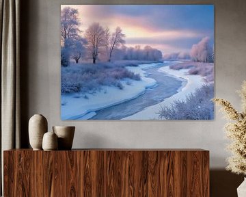 Winterlandschap op de Biesbosch 3 van The Photo Artist