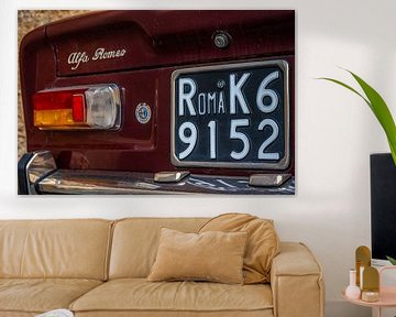 old Alfa Romeo in roma by Patrick Oosterman