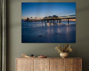 Baltische Zee - Heringsdorf pier bij zonsopgang (eiland Usedom) van t.ART