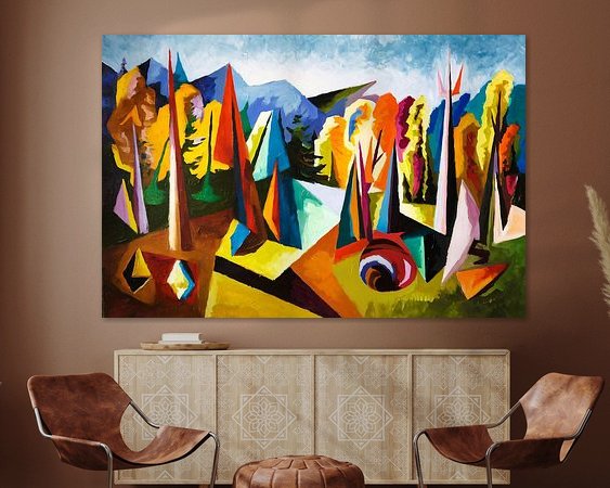 Example of the artwork in a room