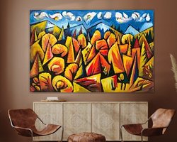 Example of the artwork in a room
