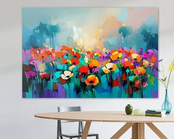 Blühendes Feld von Harry Hadders Design