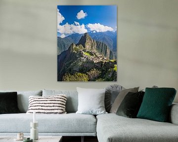 Machu Picchu, Peru, vertical panorama by Rietje Bulthuis