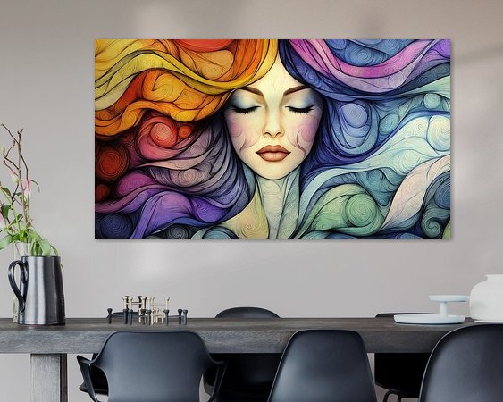 Example of the artwork in a room