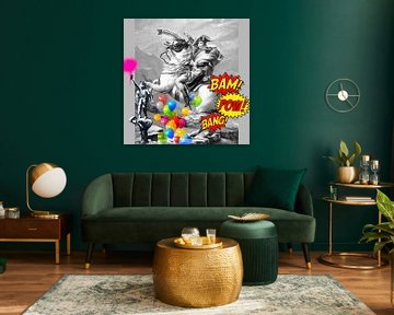 Banksy Hommage - Napoleon - BAM POW BANG by Team W 32 Gallery