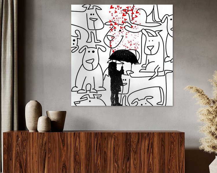 Example of the artwork in a room