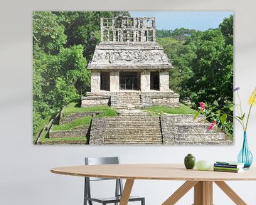Palenque, in het hart van de Maya jungle van Frank Photos