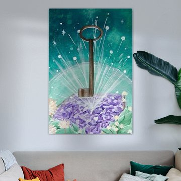 Der Schlüssel zu Ihrem Herzen von Art Studio Marjo Vliek