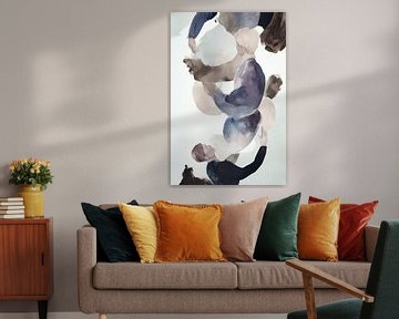 Figuren in waterverf van Franka Poulain