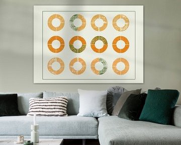 Lego Dots Monoprint - Tile Symphony 03