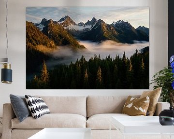 Bergpanorama bei Tag