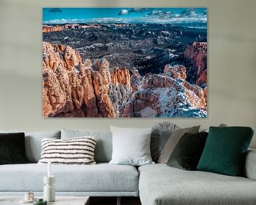 View over the canyon Bryce by Rietje Bulthuis