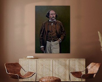 Gustave Flaubert Painting