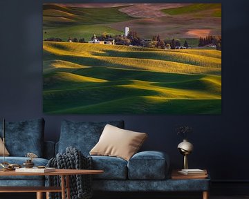 Graansilo in de Palouse, Verenigde Staten van Adelheid Smitt