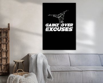 Gainz over excuus van Quotes Motivation