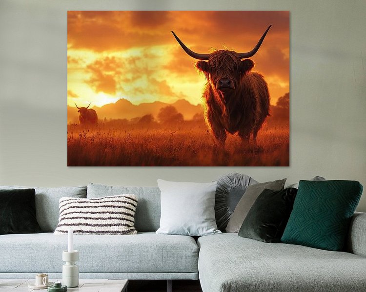 Example of the artwork in a room