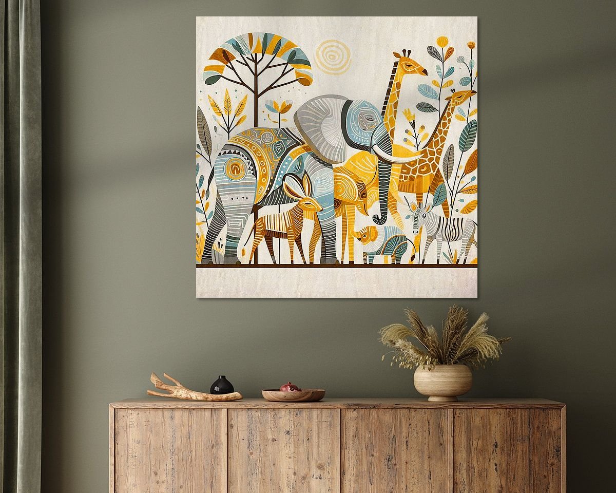 Example of the artwork in a room