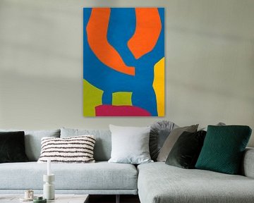 Organic abstract art - Colour tones by Online Arts