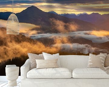 Mountains in the fog by Martin Wasilewski